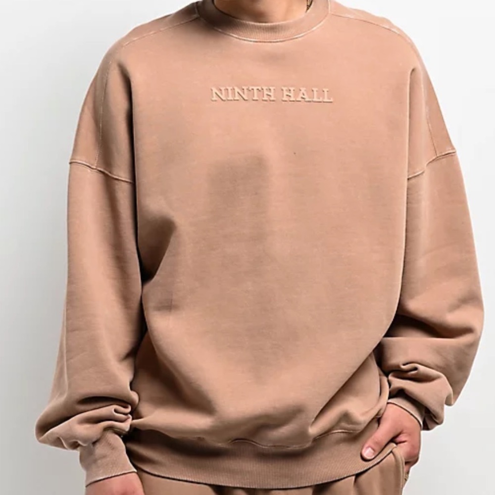 Zumiez Ninth Hall Fundamentals oversized crewneck sweatshirt